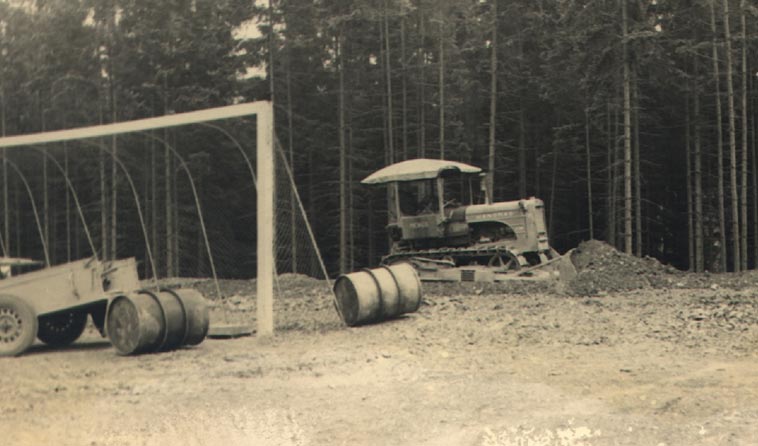 1953 Ausbau der Espe-Kampfbahn
