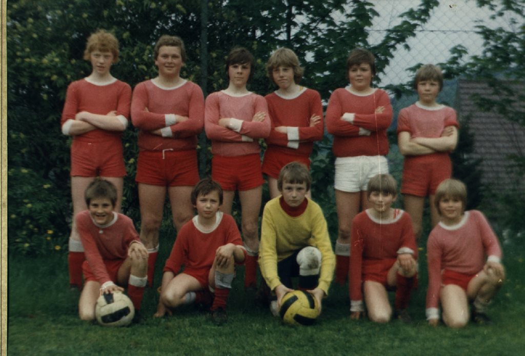 1978 - Schülermannschaft im Jubiläumsjahr