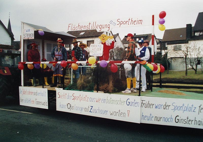 Der Sportverein als Karnevalsmotto